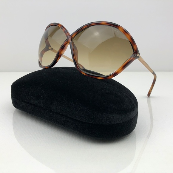 New TOM FORD Bella Butterfly Havana Sunglasses - Picture 3 of 16